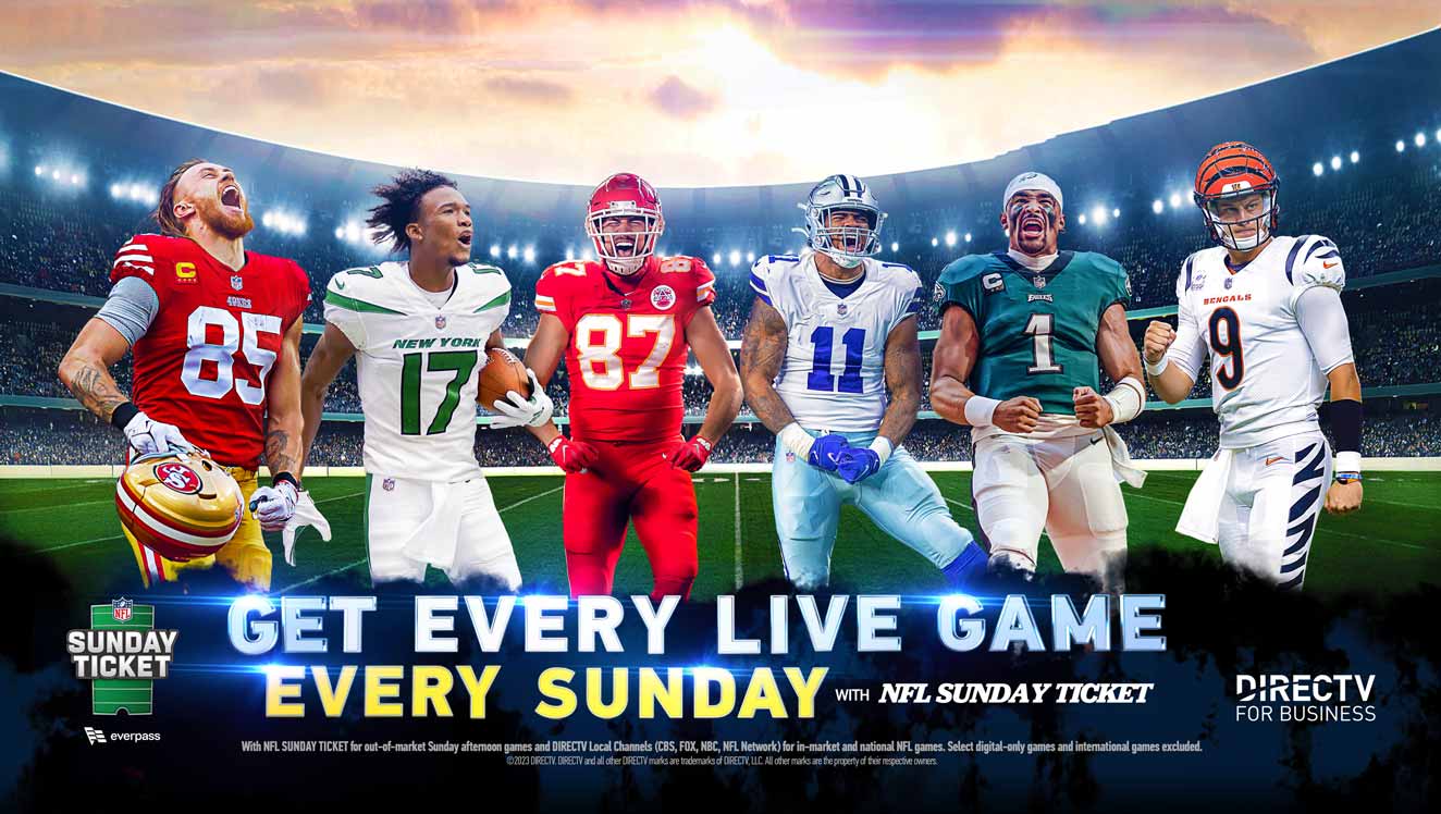 nfl package channels on directv