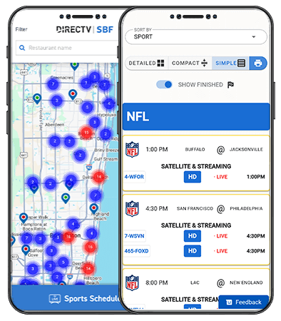 Bar finder app shown on mobile phone